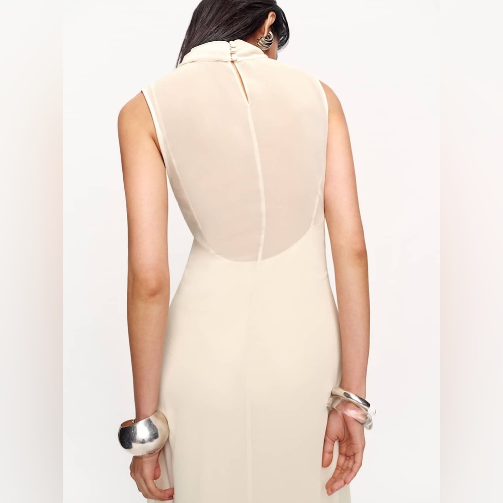 Reformation Greta Dress Alabaster - Picture 5 of 11